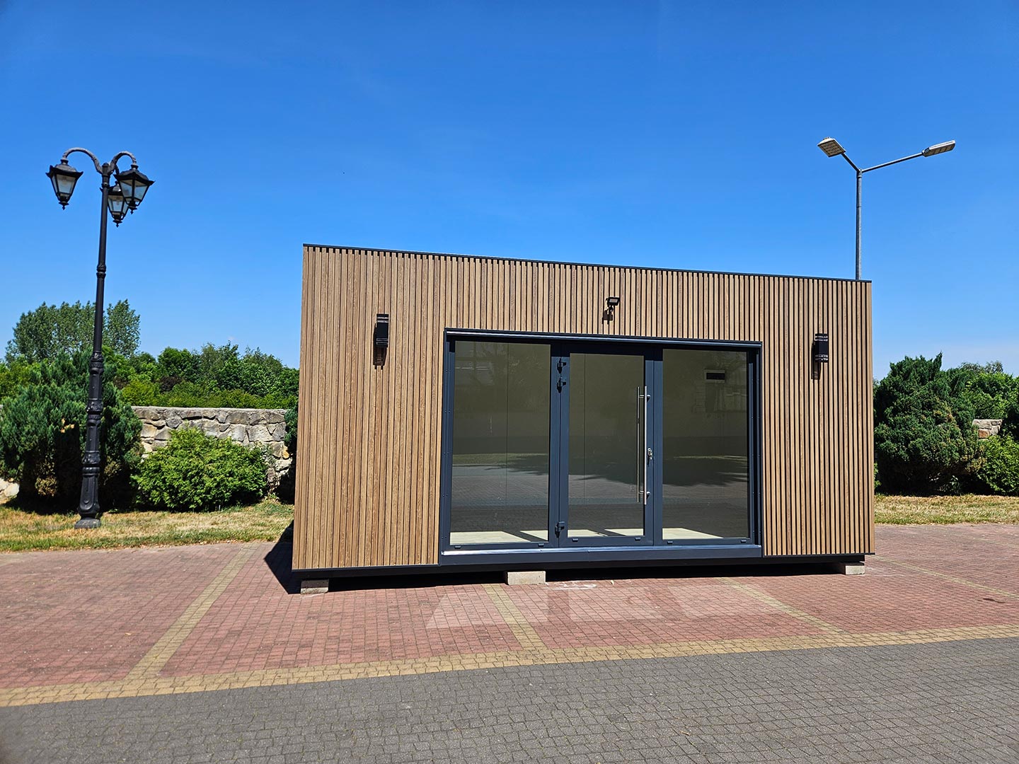 Pawilon 6m x 3m New Technology Construction Sp. z o.o. Lamel z łazienką
